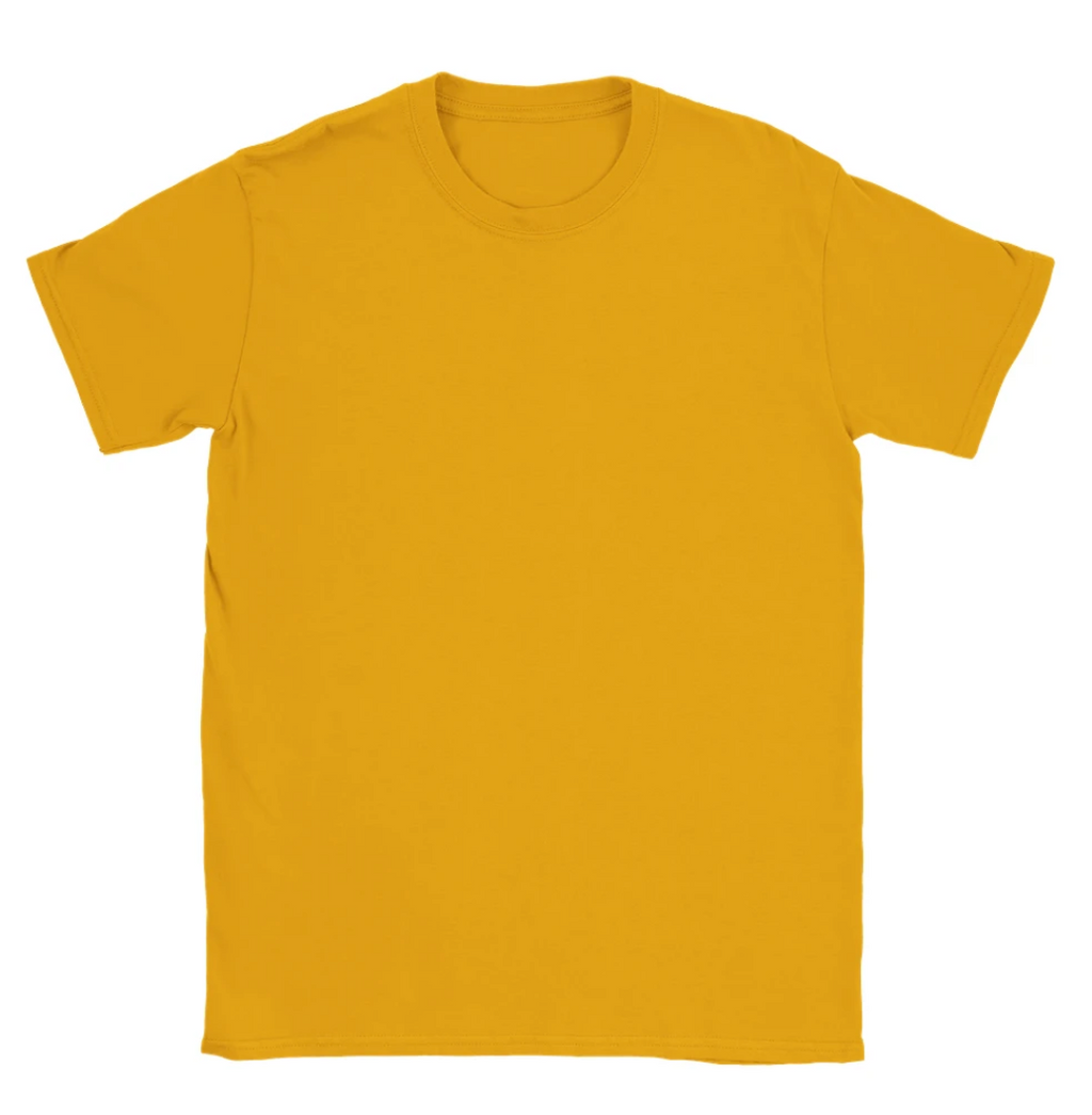 T-shirt unisex Gold