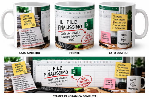 Mug bianca Excel Il File Finalissimo