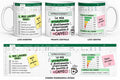 Mug bianca Excel produttività e caffè