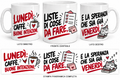 LUNEDÌ: CAFFÈ, BUONE INTENZIONI, LISTE DI COSE DA FARE E LA SPERANZA CHE SIA GIÀ VENERDÌ.