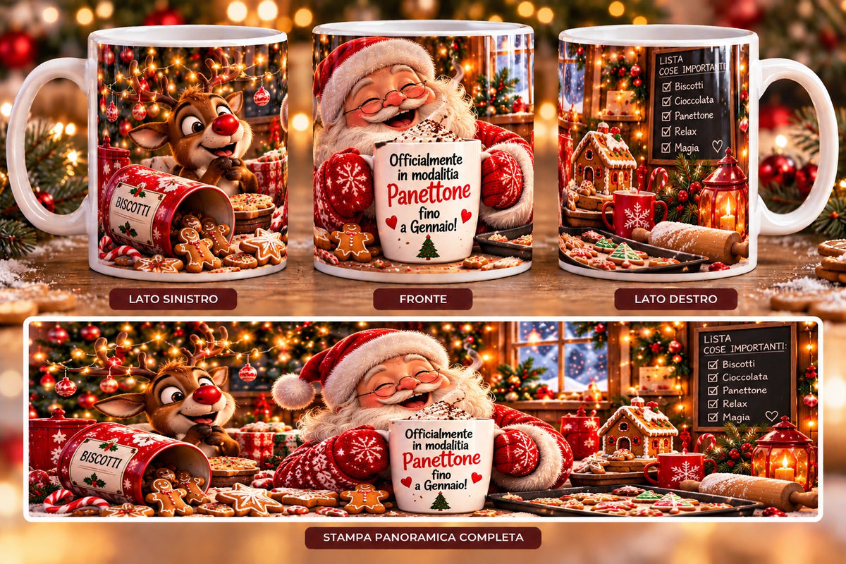 Mug Natale - Panettone Fino a Gennaio
