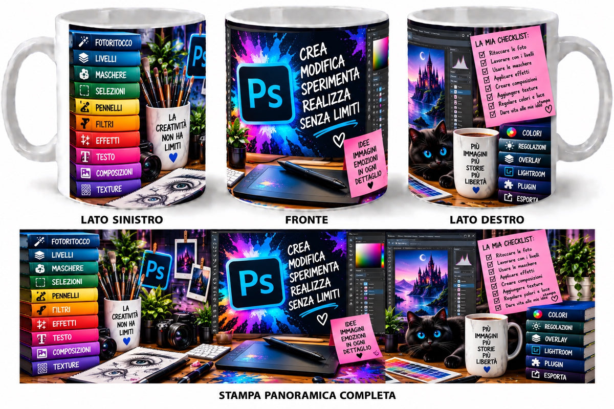 Mug Photoshop - Crea, Modifica, Sperimenta